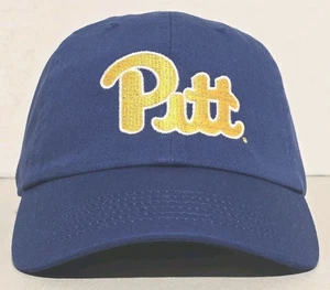 Pitt University Of Pittsburgh Blue Strapback Unisex Hat New With Tags - Picture 1 of 8