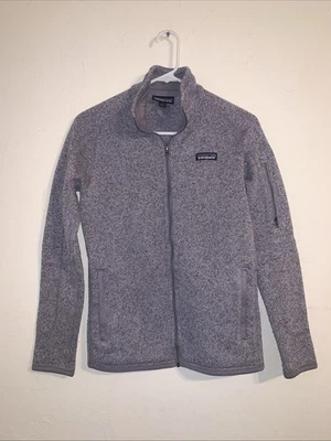 Suéter Patagonia Para Mujer Pequeño Mejor Cremallera Completa Polar Senderismo Púrpura Lavanda Foto 1 de 4