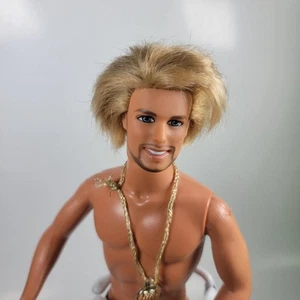 Barbie 1990 Rasierspaß Ken Puppe mit verwurzelten Haaren RAR Mattel blond - Bild 1 von 6