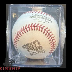 Rawlings Official 2008 World Series Logo Baseball Unsigned Phillies Cubed UQTY - Picture 1 of 1