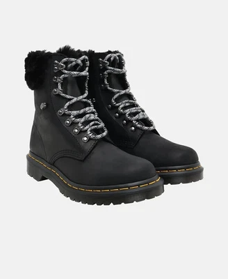 Dr. Martens 1460 Serena Collar Streeter+Milo Fur, EU 40, Schwarz