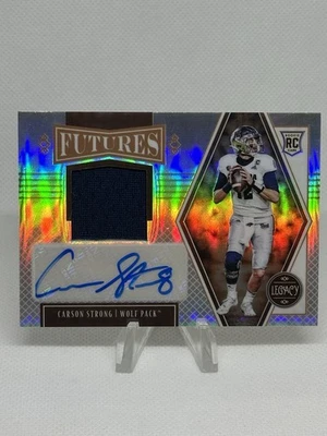 2022 Panini Legacy - Futures Patch Autographs Carson Strong #FP-CS /149  - Image 1 of 2