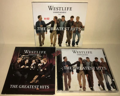 Westlife 2 disc CD Greatest Hits Unbreakable KOREA PRESS bonus track BoA duet Foto 1 de 4