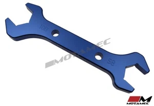Motamec AN -10 -8 AN10 AN8 JIC Double Open Ended Hose Alloy Spanner Wrench - Picture 1 of 5
