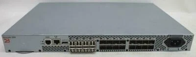 Brocade 300 24 Port 8Gb FC SAN Switch 8 Ports Active BR-320-0008 EGM+Fabric Lic. - Image 1 of 4
