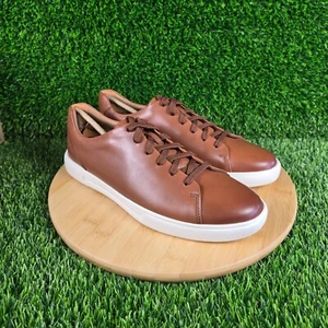 Clarks Mens Un Costa Lace Tan Leather Dress Shoes Size 10 NIB - Picture 1 of 6