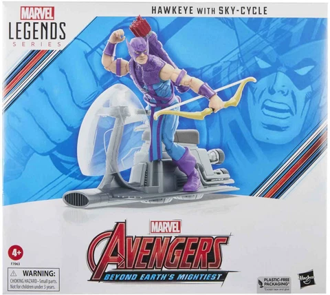 Marvel Legends Avengers 6" Scale Vehicle Box Set - Hawkeye & Sky-Cycle IN STOCK Cover