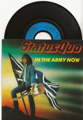 STATUS QUO IN THE ARMY NOW ORIGINAL SINGLE FROM FRANCE, MINT - Image 1 of 2