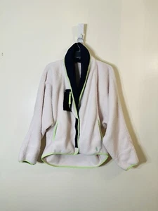 Free People Movement Hit The Slopes Fleecejacke mit Druckknopfverschluss creme neu ohne Etikett Gr. S - Bild 1 von 7