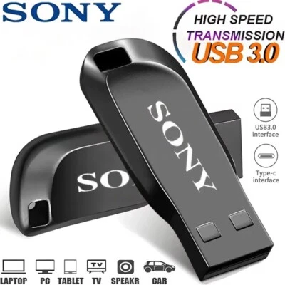 SONY 2TB USB 3.0 Pen Drive 1TB High Speed Transfer Metal Portable U Disk Flash