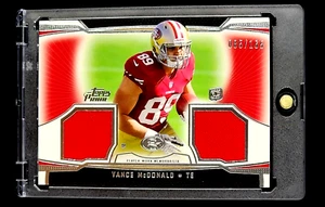 2013 Topps Prime Dual Relics #DR-VM Vance McDonald /165 Rookie RC Jersey Swatch - Picture 1 of 10