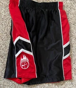 Nike Reversible Basketball Heat/Fire Logo Shorts - Red/Black Boys/Youth Size L - Picture 1 of 6