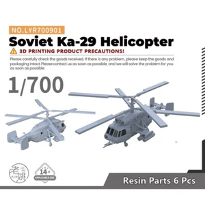 Kit Modelo Militar Yao's Studio LYR700901 1/700 Helicóptero Soviético Ka-29 - Imagen 1 de 4