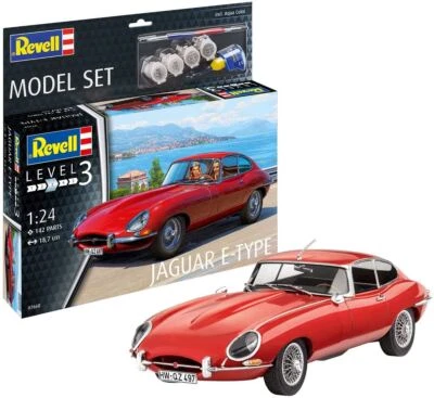 Nuovo Revell 1:24 Jaguar E-Type Coupe Set Di Modello In Plastica - 67668 - Immagine 1 di 4