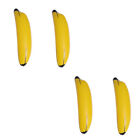  4 Pcs Banana Props PVC Inflatable Toy Fruit Kids Beach Toys Baby Child Giant