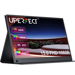 15.6" Portable Gaming Monitor IPS Second Screen Extender for Laptop Switch PS4/5 - Picture 1 of 10