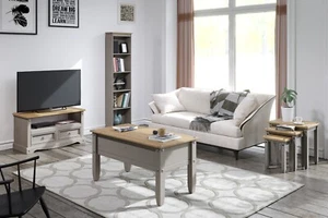 Tavoli occasionali Premium Corona grigio lavabile in pino massello - Foto 1 di 15