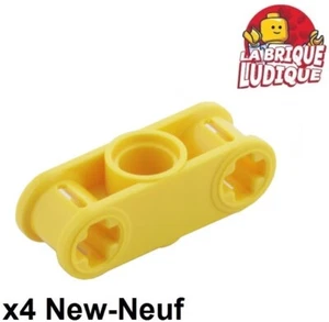 Lego Technic 4X Axle Pin Connector Perpendicular 3L Yellow 32184 NEW - Picture 1 of 1