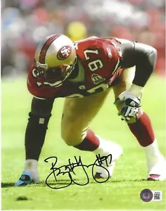 Bryant Young San Francisco 49ers signiertes 8x10 Foto Beckett - Bild 1 von 1