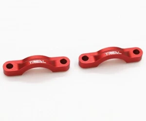 Axial Wraith / SMT10 AR60 Machined Aluminum Differential Bearing Carriers - Red - Picture 1 of 1