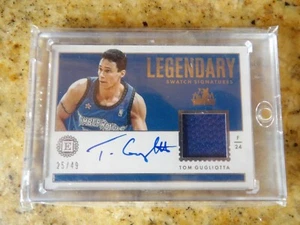 2017-18 Panini Basketball Tom Gugliotta Legendary Auto Jersey Card 25/49 Wolves - Picture 1 of 5