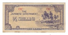 Oceania - 1942, 1/2 Shilling