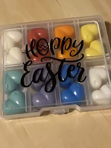 X8 FELIZ PASCUA VINILO CALCOMANÍA PEGATINAS HÁGALO USTED MISMO PARA HB PEQUEÑAS CAJAS DE ALMACENAMIENTO TAZAS VASOS - Imagen 1 de 4