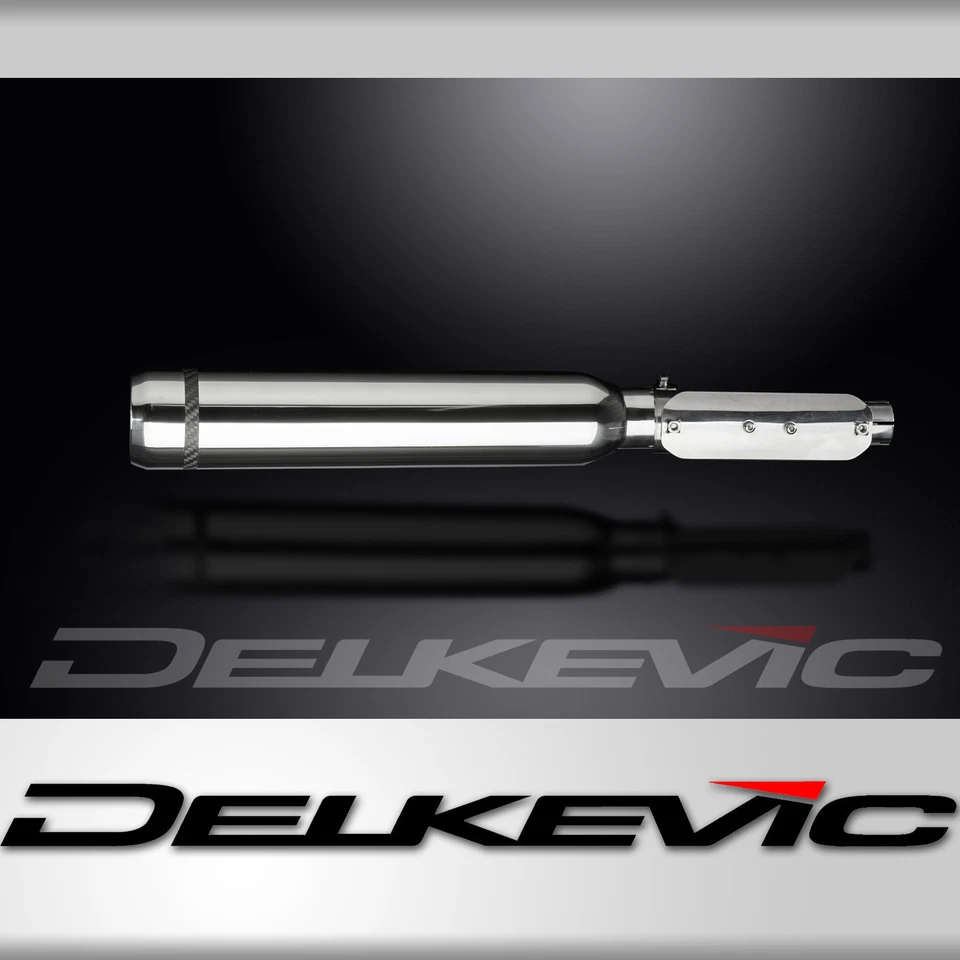 Yamaha Bolt XVS950 2014-21 Delkevic 16" Bull Nose Kit de silenciador de escape de acero inoxidable Foto 1 de 4