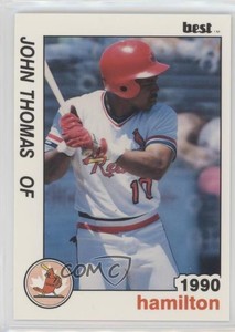 1990 Best Hamilton Redbirds John Thomas #24