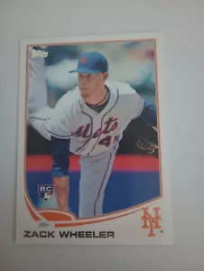 2013 Topps Update Series Zack Wheeler Rookie Card - Picture 1 of 2