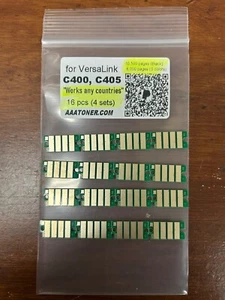 16 x Toner Chip for Xerox VersaLink C400, C405 Printer Refill (EXTRA High) - Picture 1 of 4