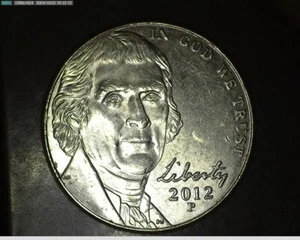 2012 P Jefferson Monticello Nickel Error - Picture 1 of 3