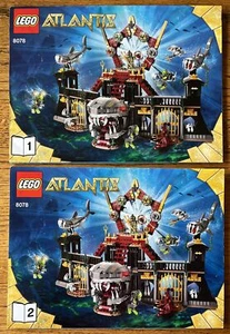 Lego Atlantis 8078 Instruction Manual Booklet Books 1-2 Only  - Picture 1 of 6