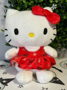 Hello Kitty SanRio 2022 Rosey Cheeked Plush Toy Stuffed Animal 7" (H) x 5" (W) - Picture 1 of 11