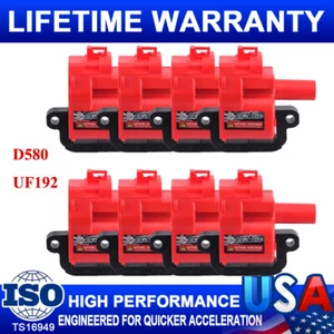8 Pack High Performance Ignition Coil Set For Chevy GMC LS1 LS6 D580 C1144 UF192 - Picture 1 of 11