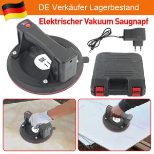 Elektrischer 8" Vakuum Glassauger 300KG Saugheber mit 1 Akku Saugnapf Fliesen - Bild 1 von 7