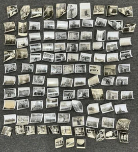 Vintage 1930s-50s Real Photos Photographs - Black & White - Huge Lot of 103 - Picture 1 of 17