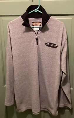 Joe Boxer Hombre Gris 1/4 Cremallera Logo Manga Larga Pullover Chaqueta Polar Talla M Foto 1 de 4