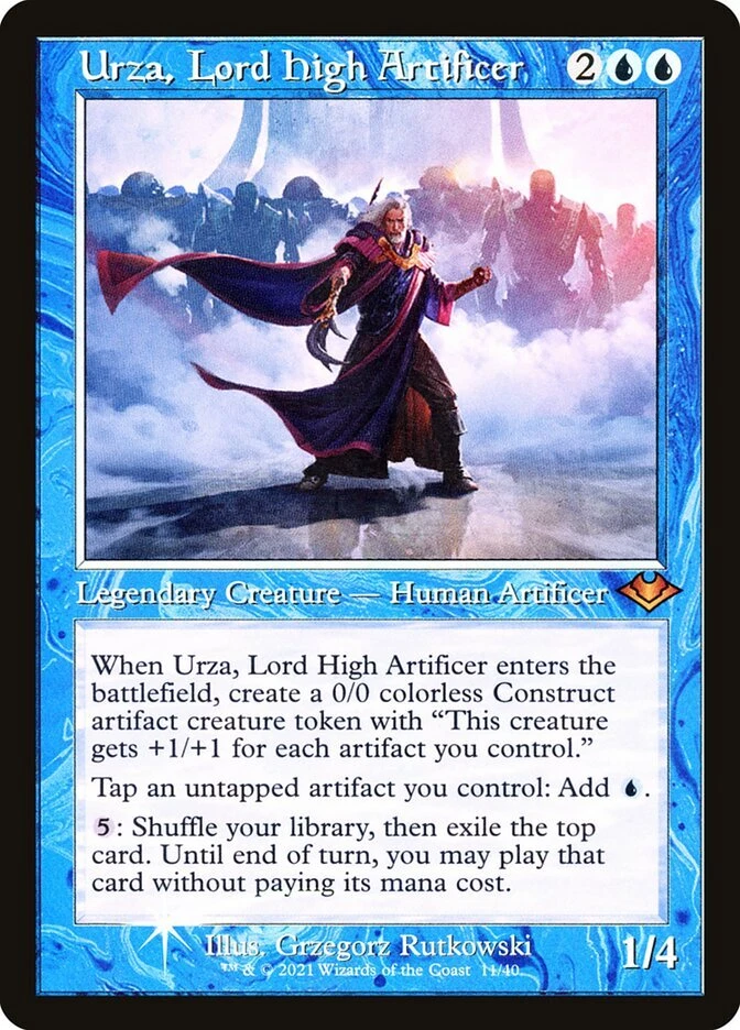 Magic the Gathering (mtg): H1R: Urza, Lord High Artificer - Mythic - Foil - Image 1 of 1