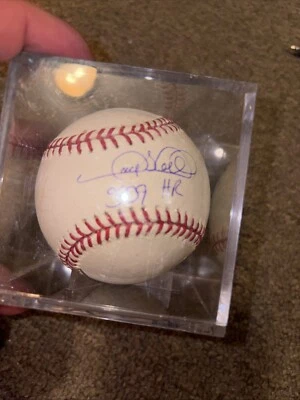 GARY SHEFFIELD AUTOGRAPHED MLB BASEBALL YANKEES "509 HR" MLB cOA - Image 1 of 3