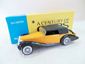 HACHETTE CENTURY OF CARS 37 'DELAHAYE 135M' YELLOW/BLACK. SOLIDO 1:43. MIB/BOXED - Picture 1 of 8