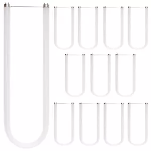 12Pack T8 U-Bend Fluorescent Tube, 5000K Bright White, 32 Watts, 3000LM, E26 G5 - Picture 1 of 1