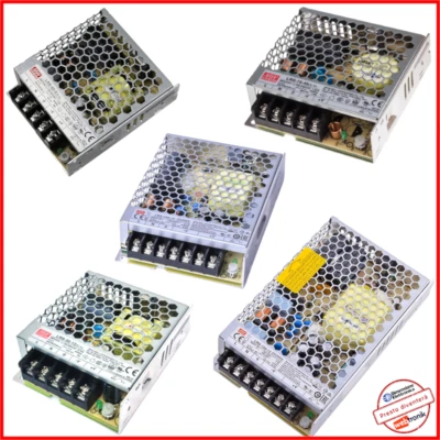 Mean Well LRS Alimentatore Led Power Supply 5 12 15 24 48 V Trasformatore Strip - Immagine 1 di 4