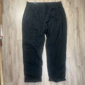 VTG Polo Ralph Lauren Men's Black Chinos 42x32 Relaxed 100% Cotton Vintage - Picture 1 of 8