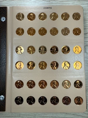 ** 144 GEM PROOF LINCOLN CENTS 1962-1972 'S' IN DANSCO ALBUM-  PRICED TO SELL ** - Image 1 of 4