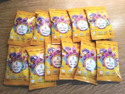 "Hey Clay Monster", Kinderknete, 10 Stück, Rewe Sammelaktion  - Bild 1 von 3