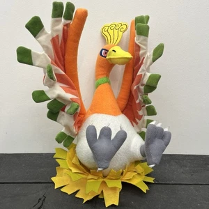 Pokemon Ho-Oh TAKARA TOMY Plush 12" MC0706 OFFICIAL Toy Doll Japan Lugia RARE - Picture 1 of 11