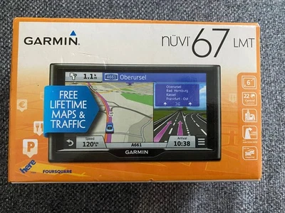 Navigationsgerät Garmin nüvi 67 LMT Schwarz komplett in sehr gutem Zustand - Bild 1 von 4