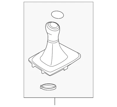 Pomo de cambio original Volkswagen 17B-711-113-C-CBR Foto 1 de 2