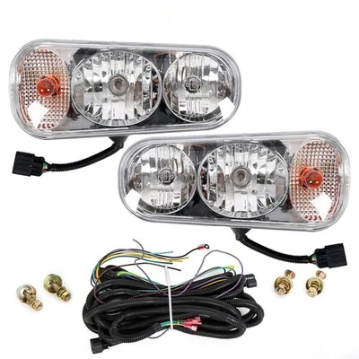 Universal Halogen Snow Plow Lights Kit Fits Boss Western SnowDogg Meyer Blizzard — 第 1/4 张图片